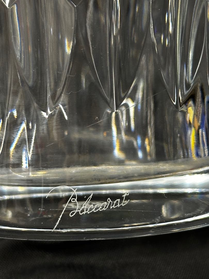【USED】Baccarat バカラ　花瓶　ベース　VASE 24.5cm