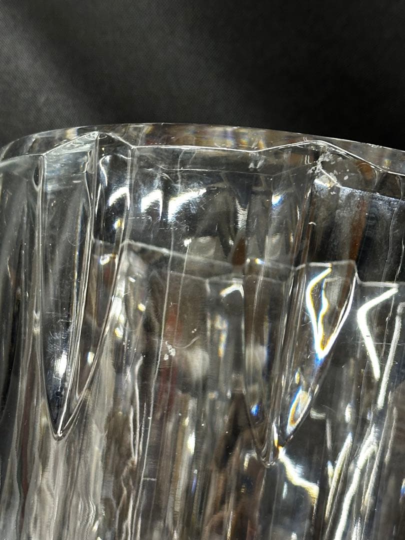 【USED】Baccarat バカラ　花瓶　ベース　VASE 24.5cm