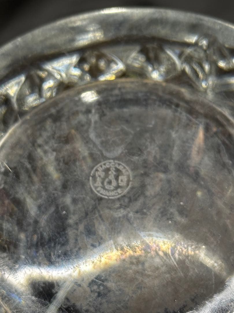 【USED】Baccarat バカラ　花瓶　ベース　VASE 24.5cm