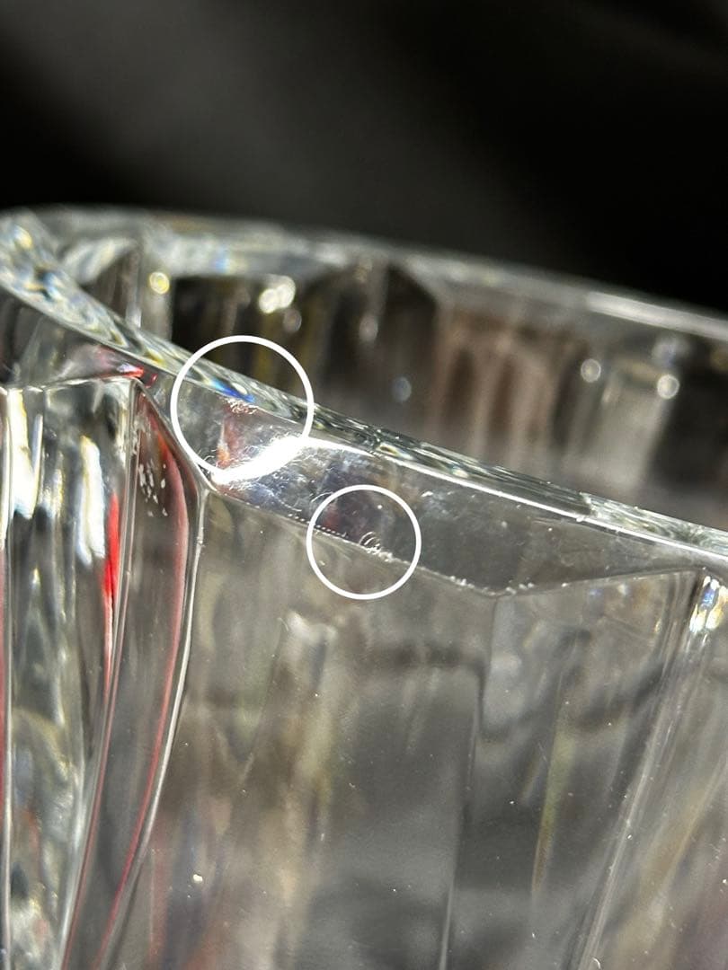 【USED】Baccarat バカラ　花瓶　ベース　VASE 24.5cm