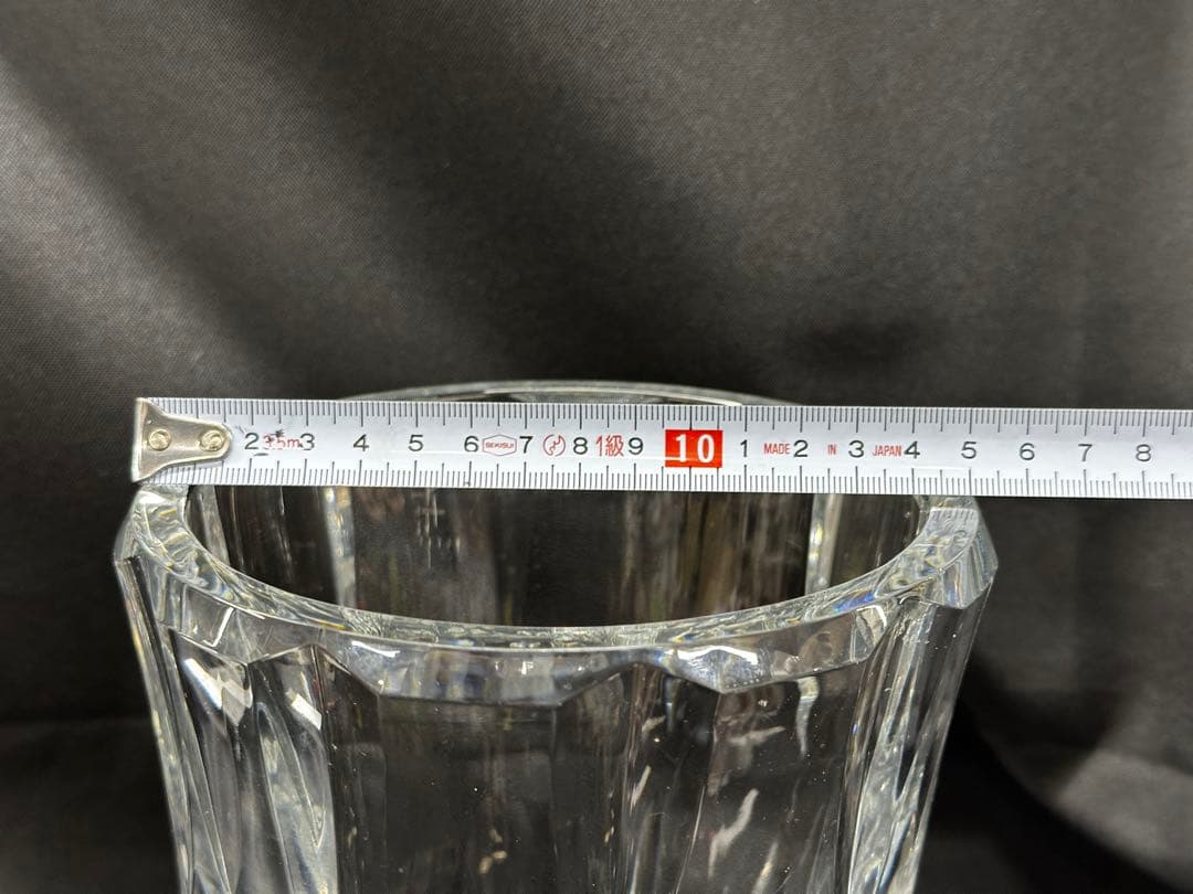 【USED】Baccarat バカラ　花瓶　ベース　VASE 24.5cm