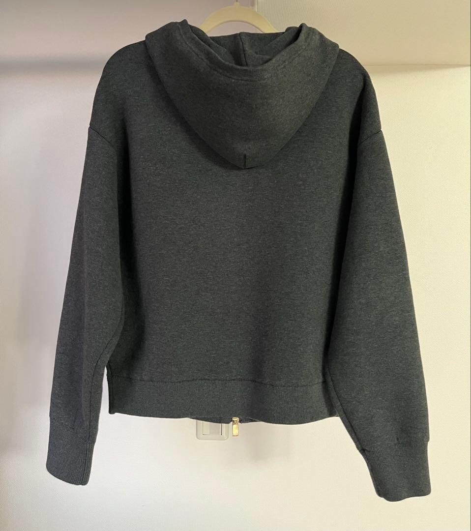 一度のみ着用 herlipto Smooth Knit Hoodie gray