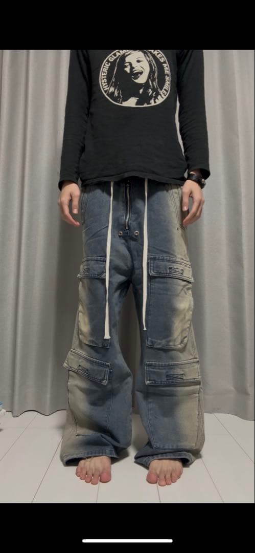 rick owens drkshdw似　カーゴパンツ　opium 即日発送