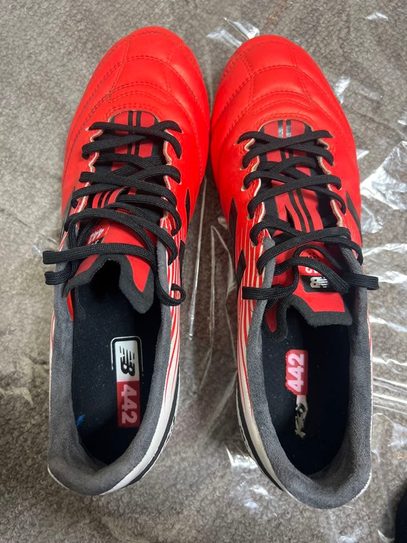 New Balance 442 PRO FG 27cm サッカースパイク 赤