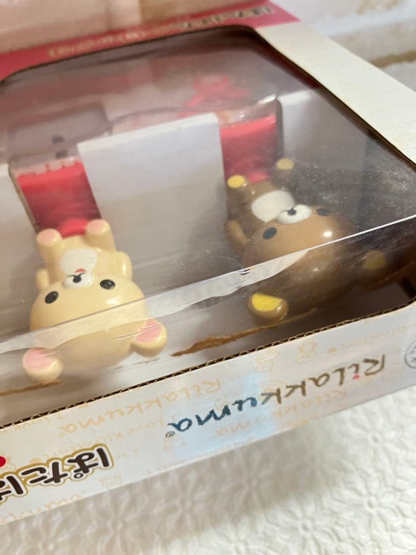 リラックマ ぱたぱたクロック3 ピンク レトロ カレンダー 時計