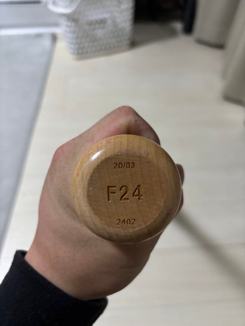 日ハム野村祐希実使用NPB木製バット