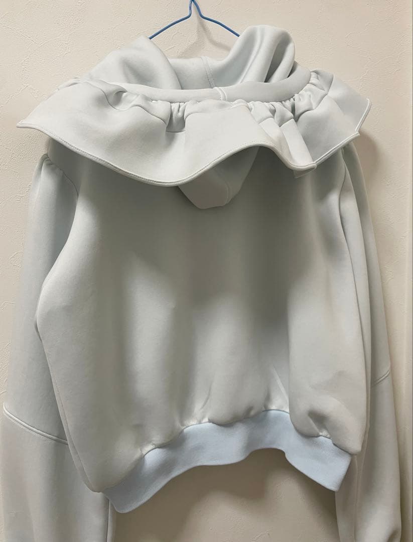 ジルチュ JILTU baby frill hoodie baby blue