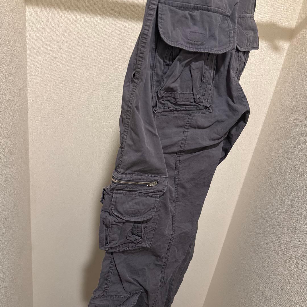 90's〜00's OLD STUSSY ギミックカーゴパンツ グレー W32