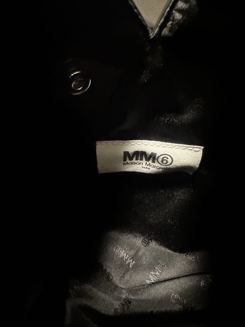 Maison Margiela MM6 ブラック トートバッグ