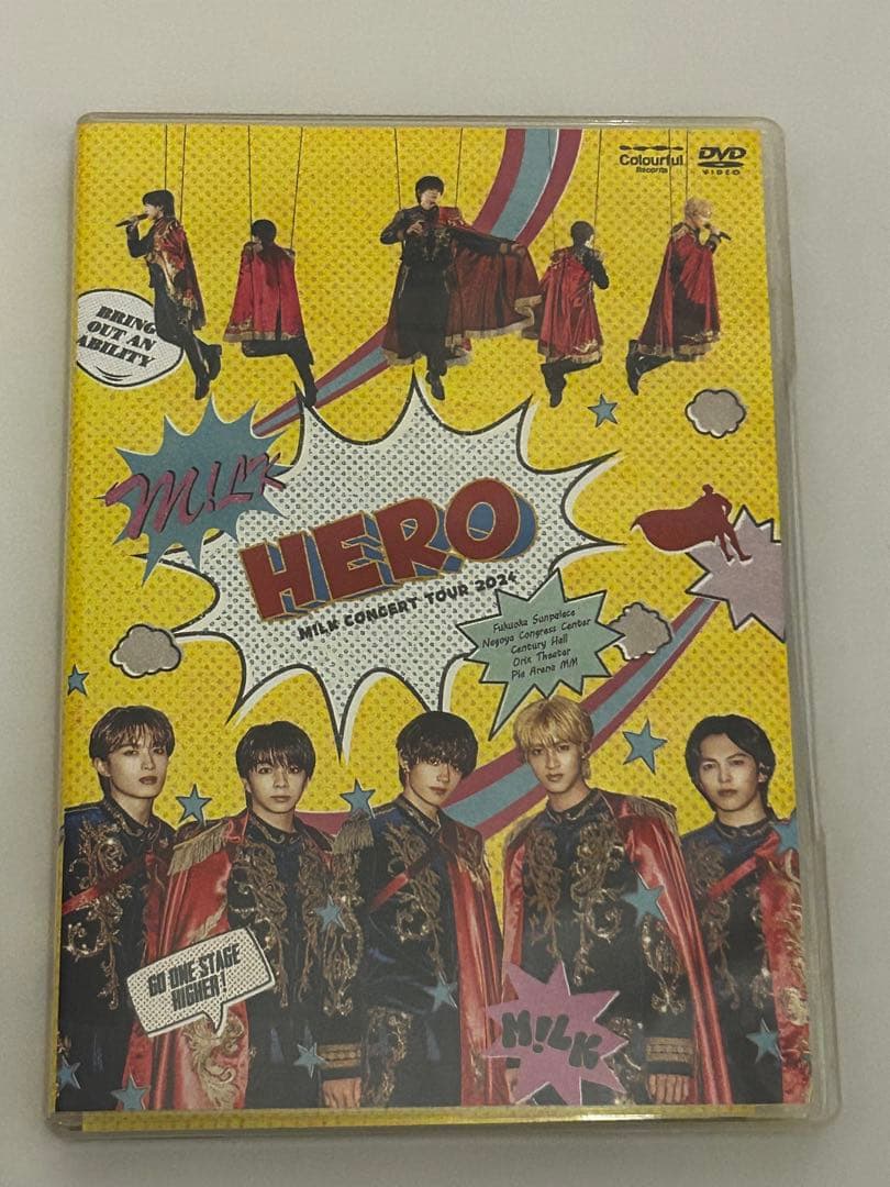 M!LK DVD HERO 佐野勇斗 山中柔太朗 塩﨑太智 曽野舜太 吉田仁人