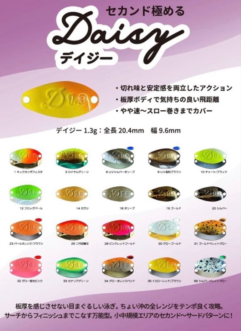 ベルベットアーツ Daisy デイジー 1.3g 全20色セット