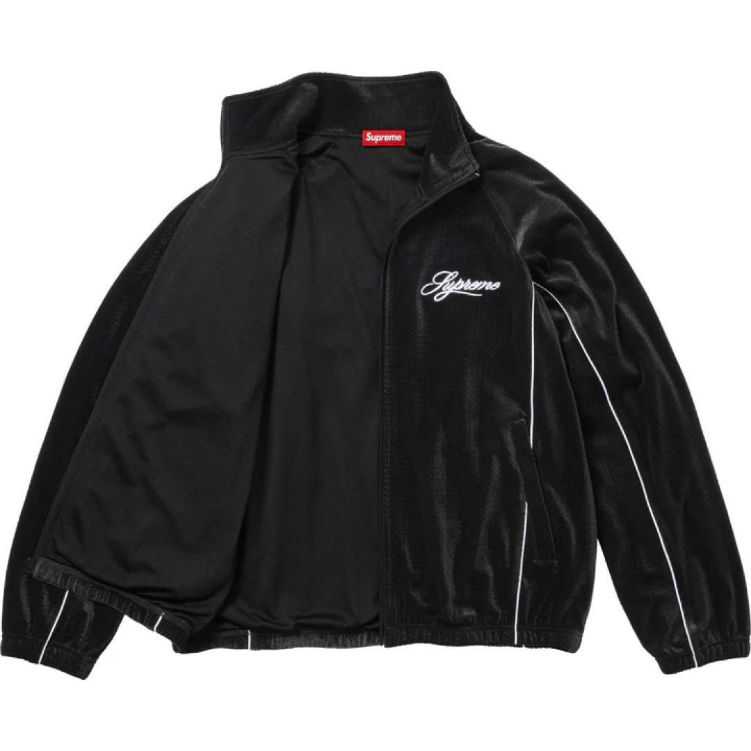 ジャケット・アウター Supreme Velour Mesh Track Jacket Black M