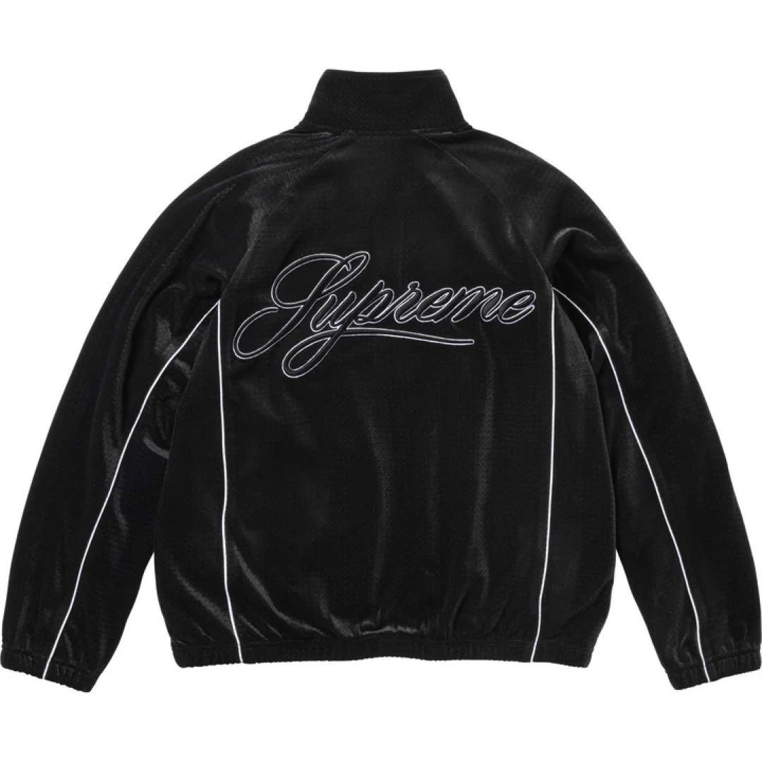 ジャケット・アウター Supreme Velour Mesh Track Jacket Black M