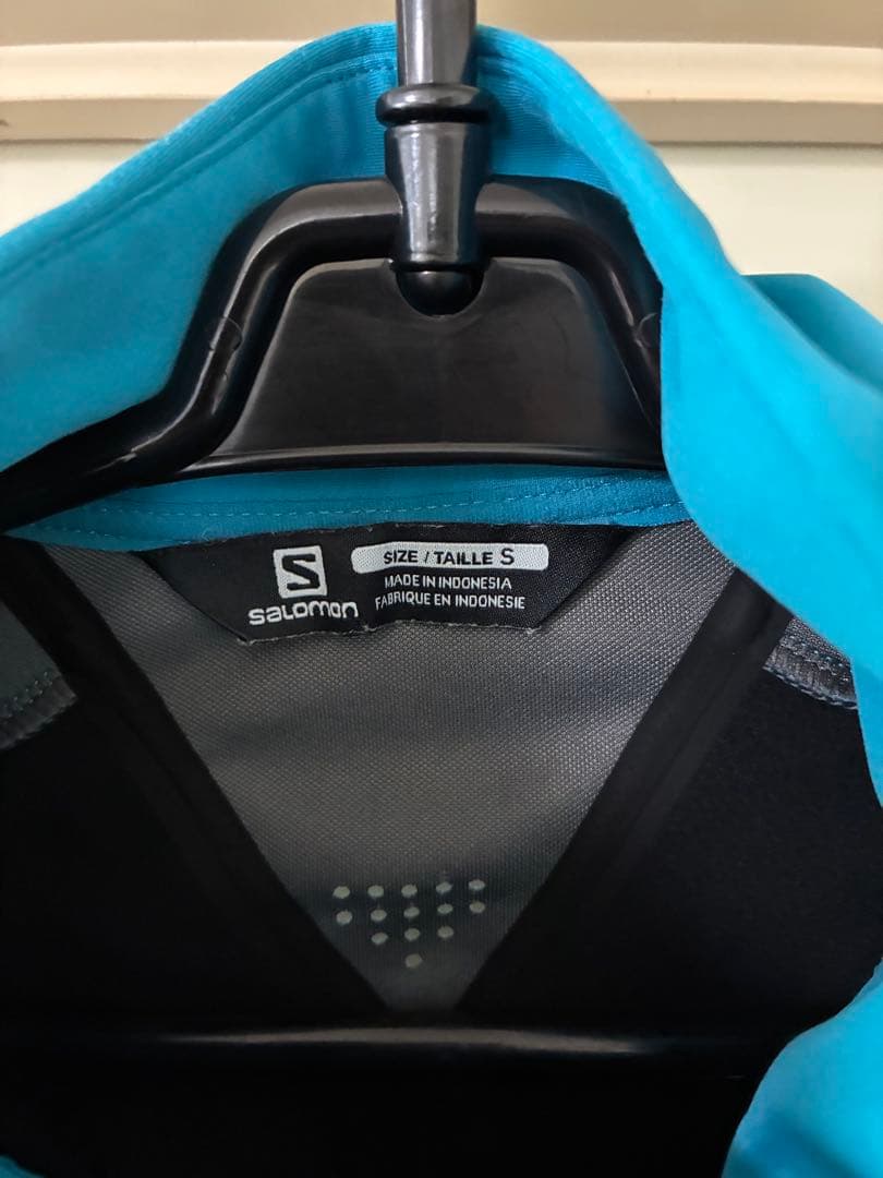 Salomon オーバージャージ サイズS 青