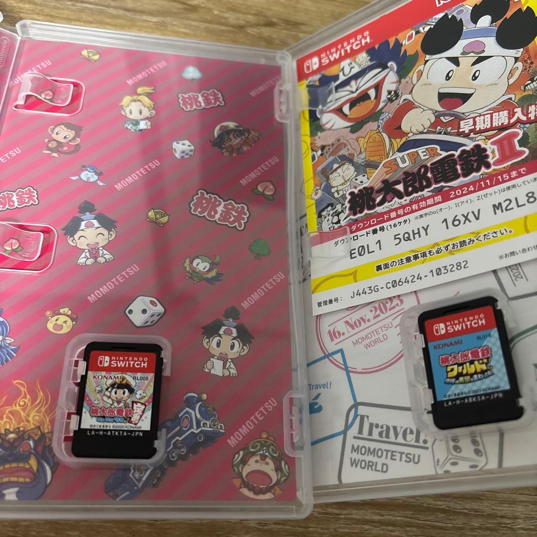 【動作確認済】Switch 桃太郎電鉄 定番＆ワールドセット