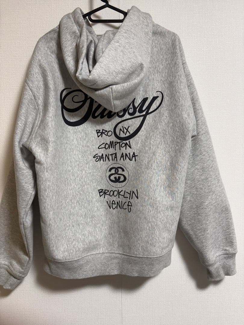 Stussy グレー パーカー