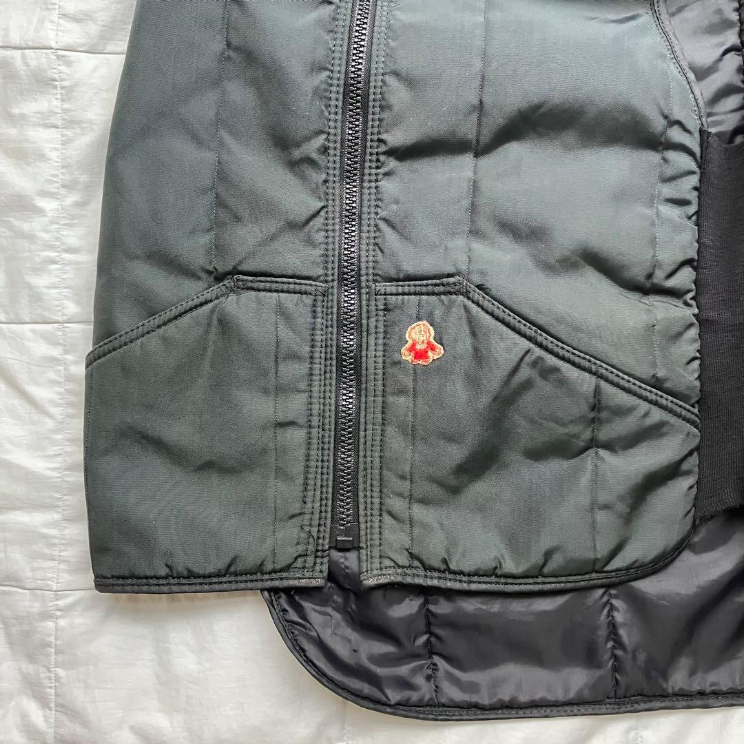 80s 90s Refrigiwear キルティングベスト ブラック USA