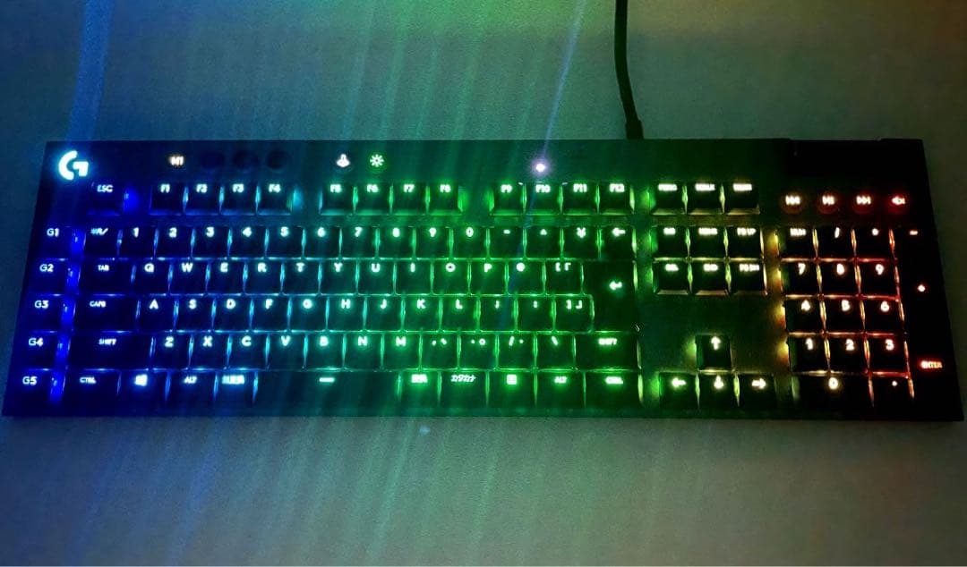 Logicool G ゲーミングキーボード 有線 G813-LN リニア 静音
