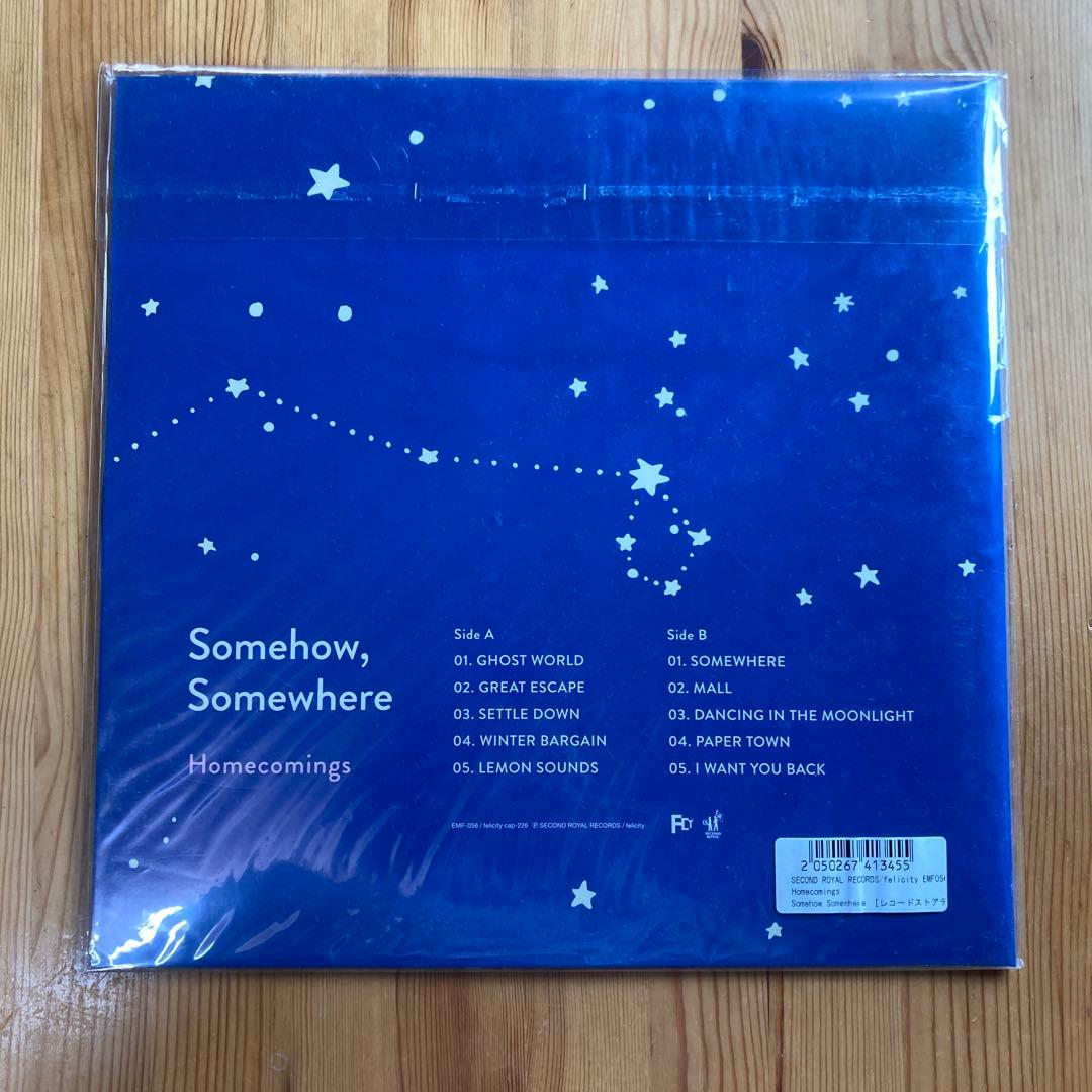 comings Somehow, Somewhere サイン入りレコード