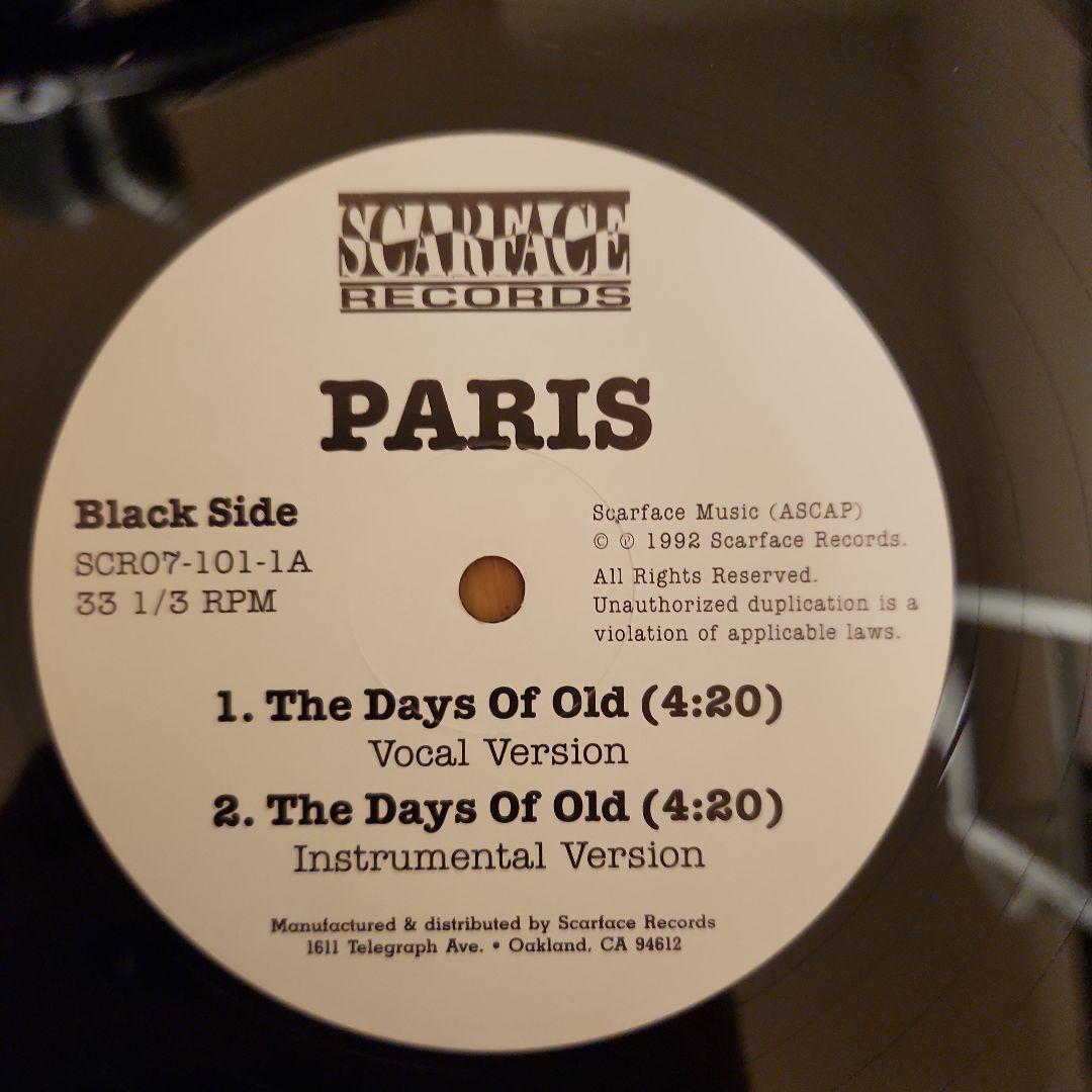 PARIS The Days Of Old レコード