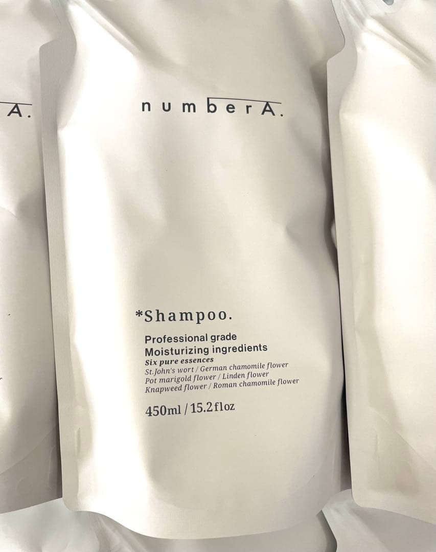 number A シャンプー ＆ トリートメント セット 450ml 各３個×２