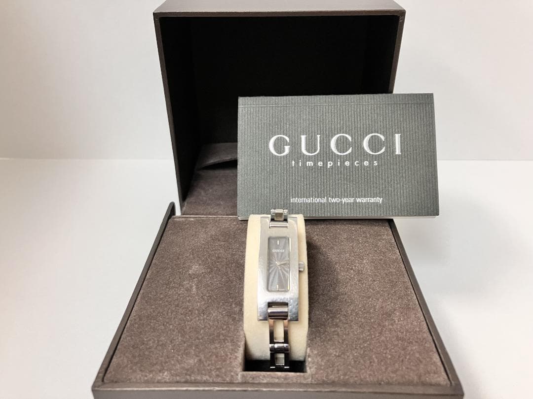 め*い様 【電池交換済】GUCCI 3900L シルバー 腕時計