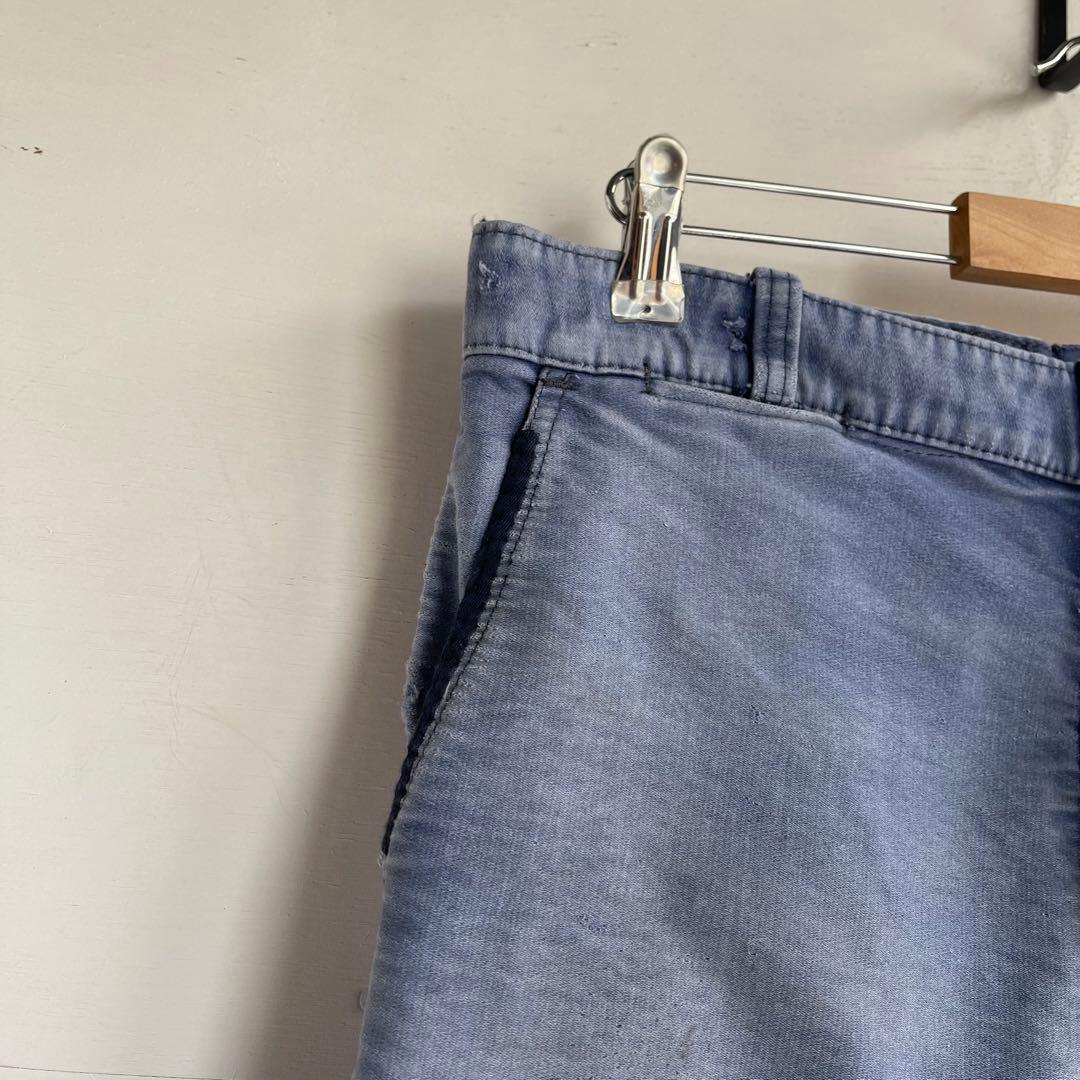 70s 80s フレンチ モールスキンパンツ ヴィンテージ 古着 ヨーロッパ