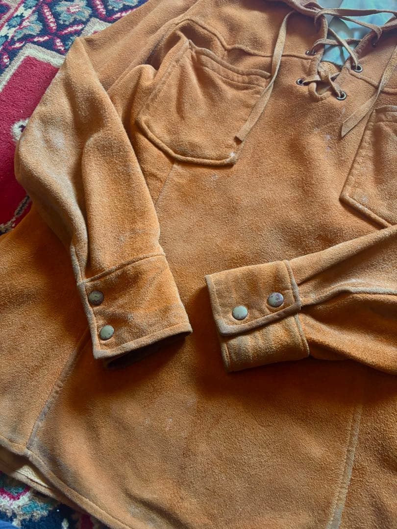 ジャケット・アウター 70s Vintage Suede P/O Western Jacket