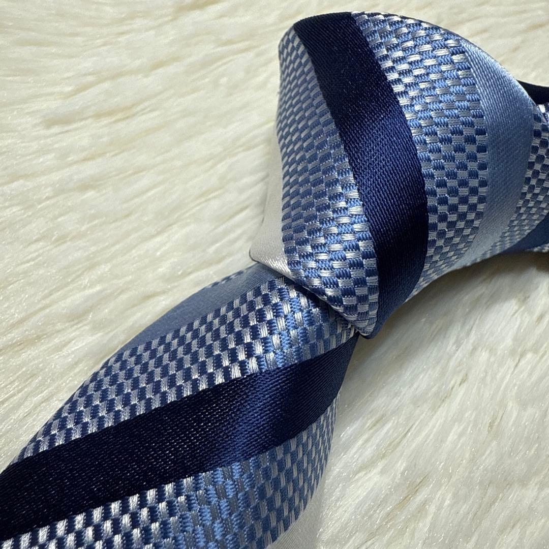 【未使用品】Paul Smith ネクタイ　高級シルク　レジメンタル