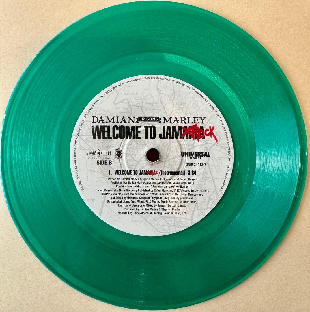 洋楽 Damian Marley Welcome to Jamrock 7inch