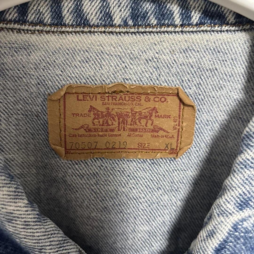 90s USA製 Levi's 70507 ケミカル XL