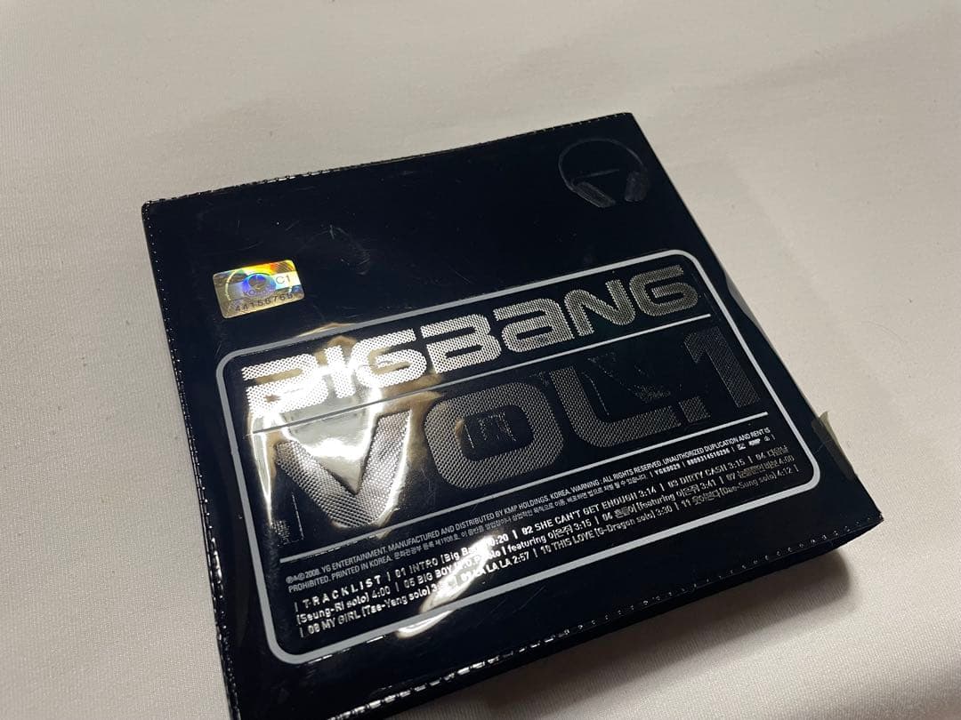 BIGBANG 【VOL.1】 韓国盤CD 1集 SINCE2007 フィルム付