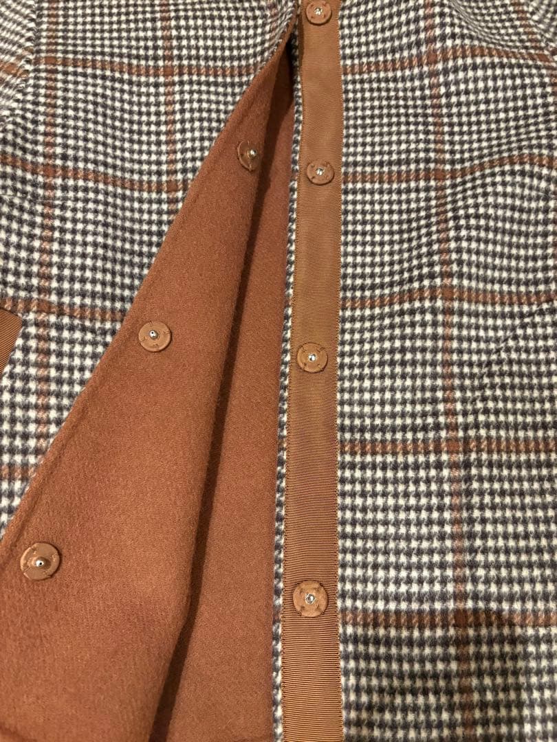 anJUDY COLLECTION チェック柄コート 38