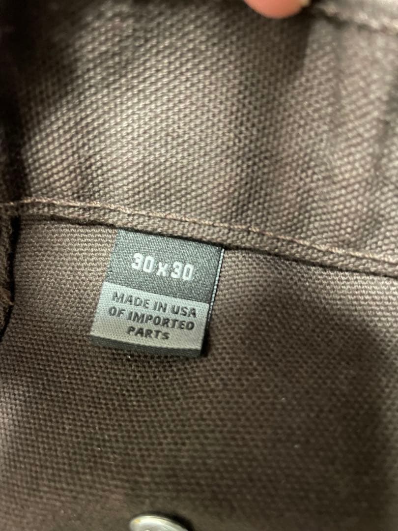 usa製 Carhartt ペインターパンツ ダブルニー B136 ブラウン