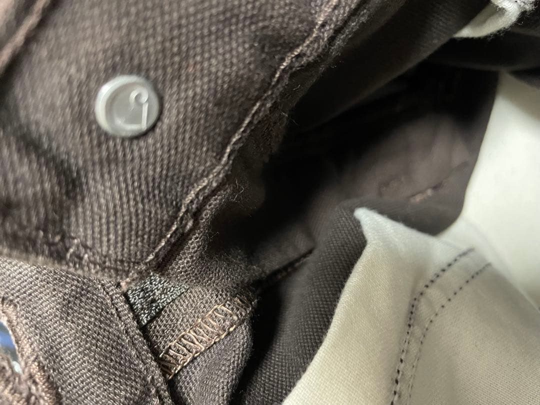 usa製 Carhartt ペインターパンツ ダブルニー B136 ブラウン