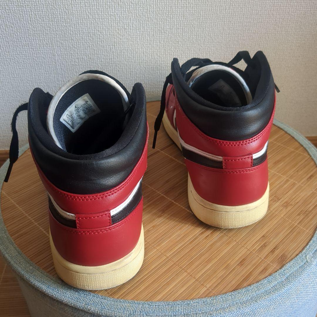 シューズ(男性用) AIR JORDAN 1 MID CHICAGO BLACK TOE