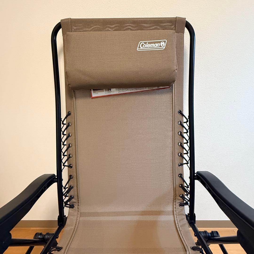 【未使用】Coleman インフィニティチェア アウトドアチェア ベージュ