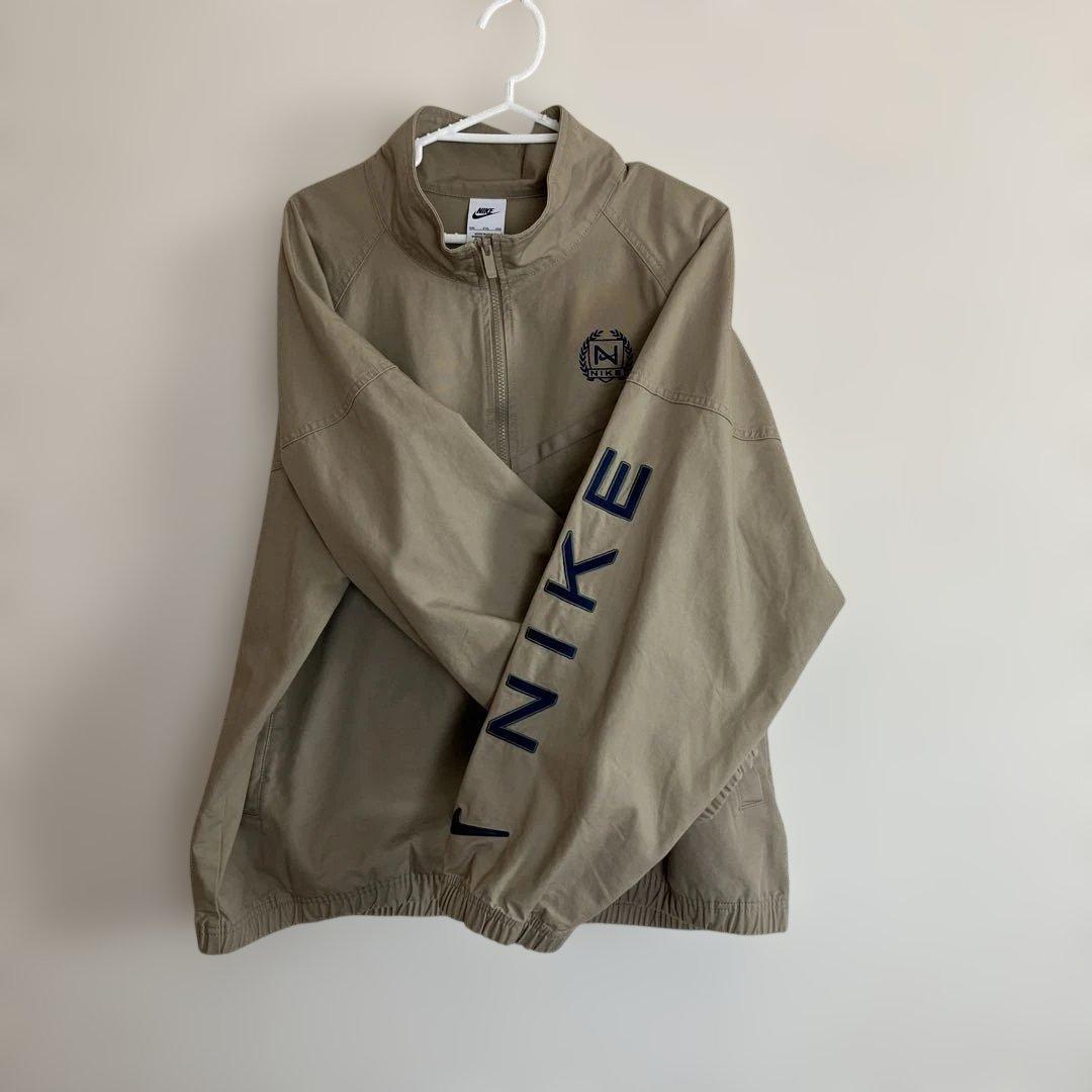 Nike ベージュ ハーフジップジャケット XXL