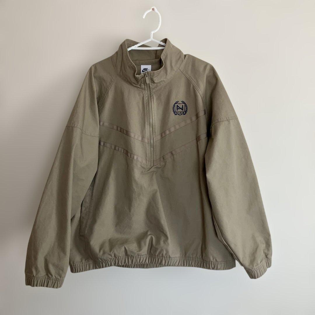 Nike ベージュ ハーフジップジャケット XXL