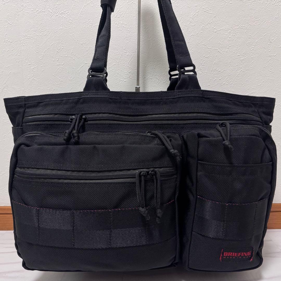 BRIEFING BS TOTE WIDE BLACK ビジネストートバッグ 黒