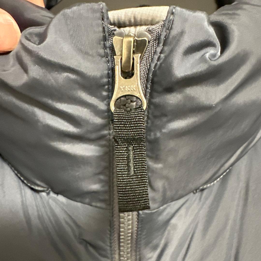 THE NORTH FACE ダウンベスト 黒・グレー　L ヌプシ