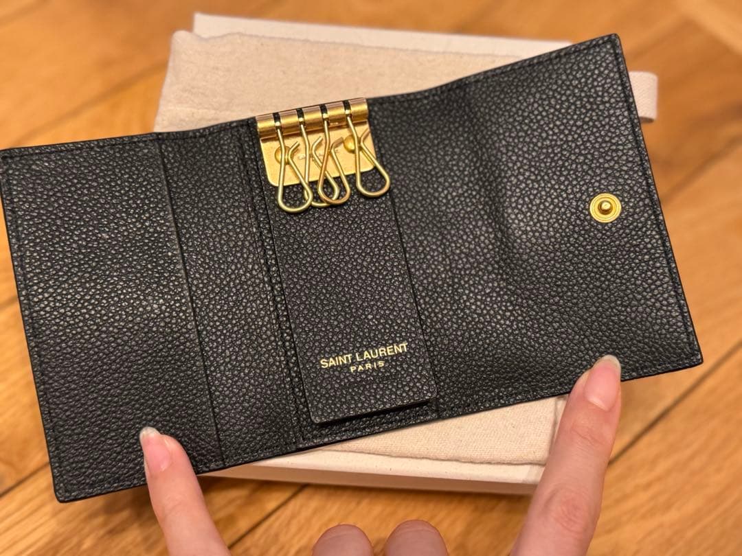 【SAINT LAURENT】三つ折りキーケース