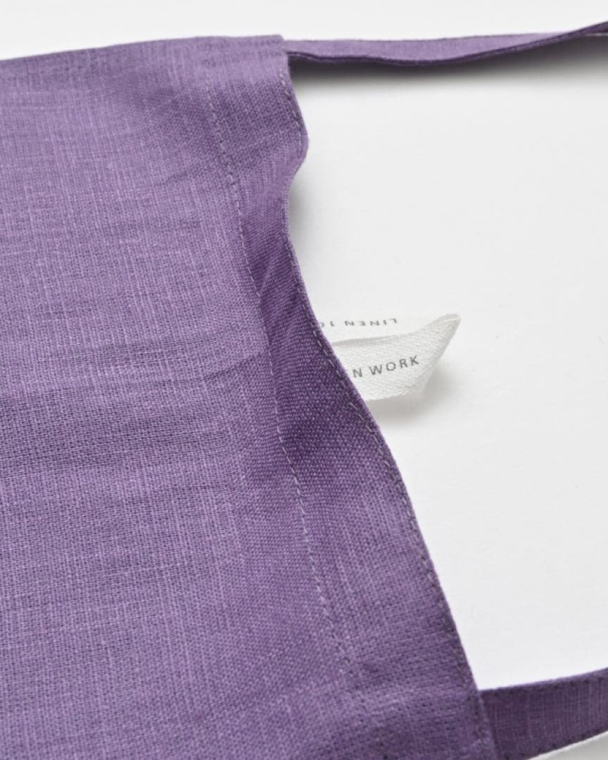FOG LINEN WORK リネンエプロン パルム（パープル）