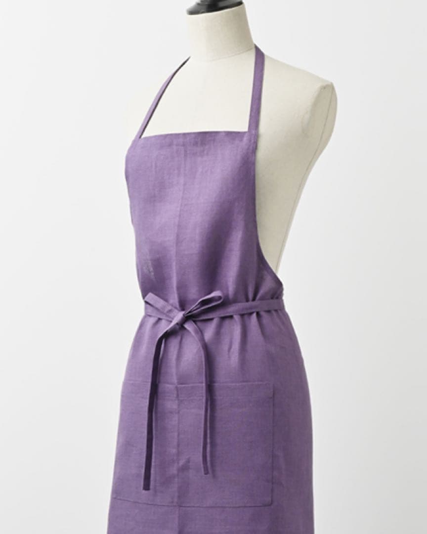 FOG LINEN WORK リネンエプロン パルム（パープル）