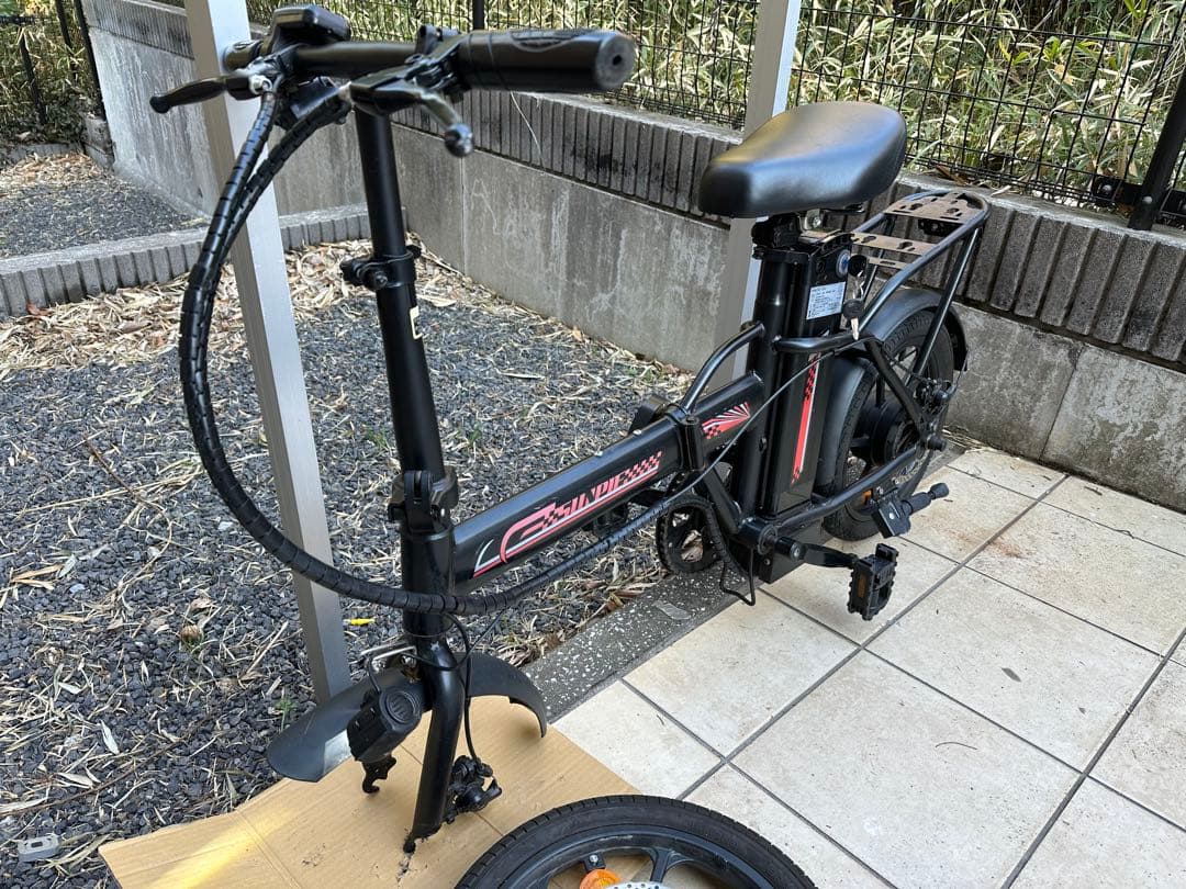 SUNPIE 電動折り畳み自転車　ディスク式 　16インチ
