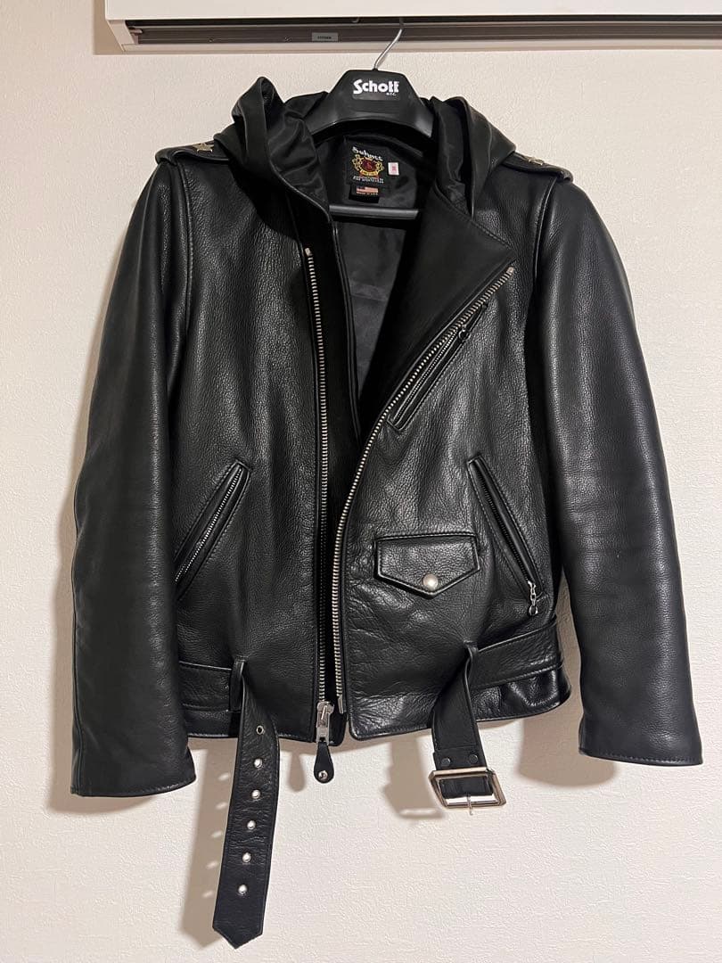 Schott 503HDT HOODED ONESTAR ショット　38 美品