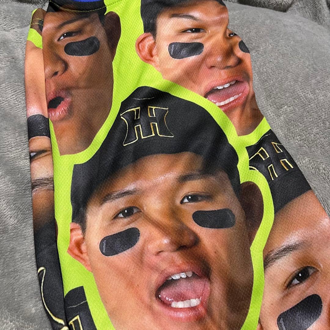 シークレット　選手顔柄Tシャツ　森下翔太　阪神タイガース