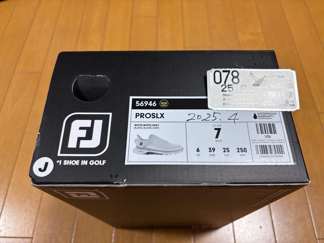 シューズ(男性用) FOOTJOY PROSLX 25.0