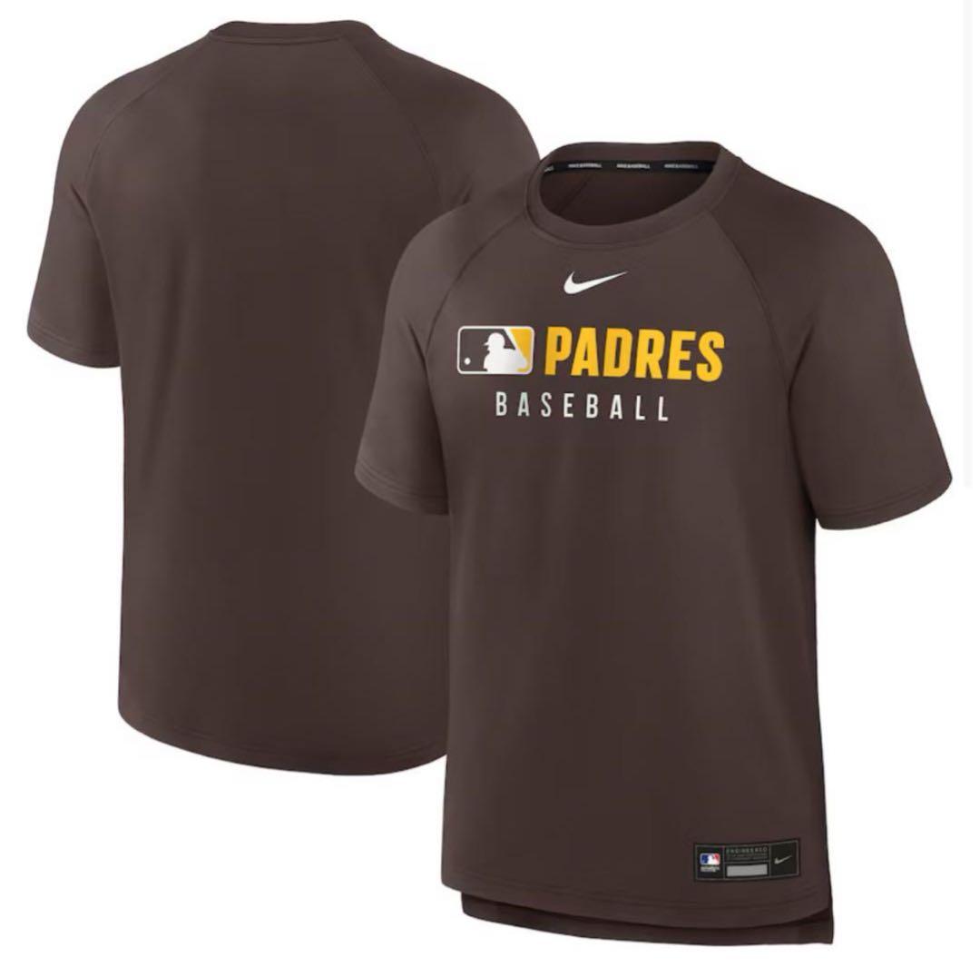 ダルビッシュ選手等着用サイズS パドレスオーセンティック パフォーマンスTシャツ