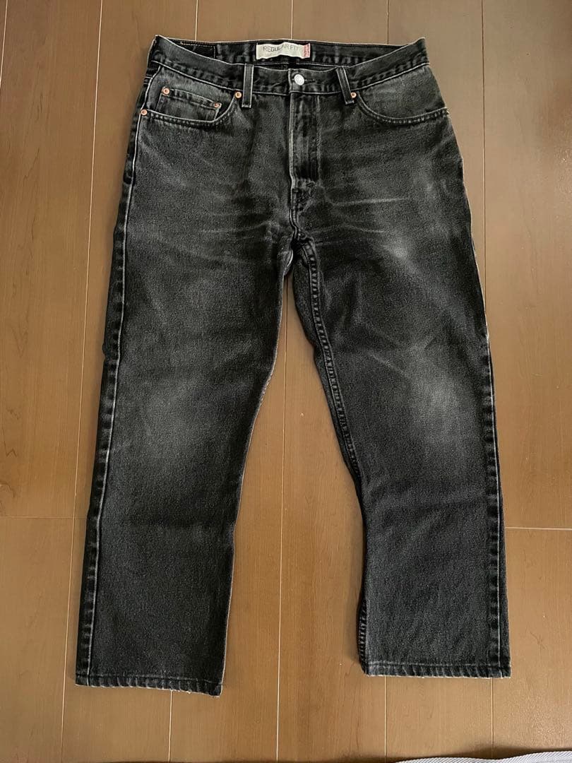 Levi's 505 ブラックデニム W34 L30